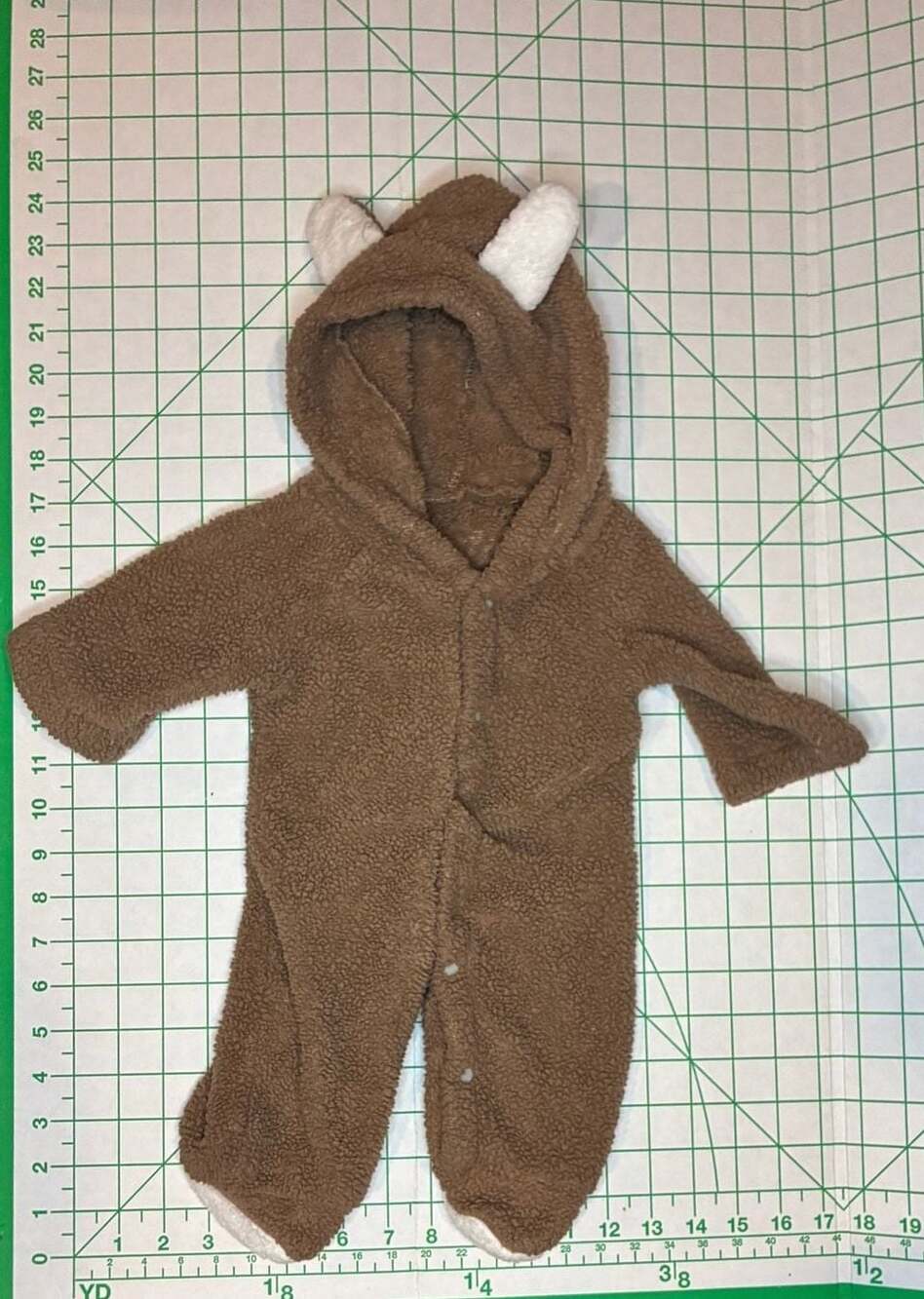 Carter's Baby Reindeer Hooded Sherpa Bunting Jumpsuit